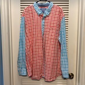 Saddlebred Red and Blue Plaid Men's Shirt